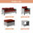 Beatha 7 - Person Patio Conversation Set with Cushions-2128276935