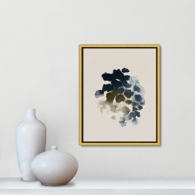 «Emerald Azure II» par Casa Fine Arts, Or, H 15,5 po x l 12,5 po