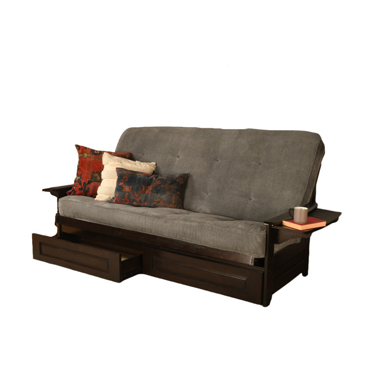 Futon avec rangement Stratford, Marmont Thunder, Espresso