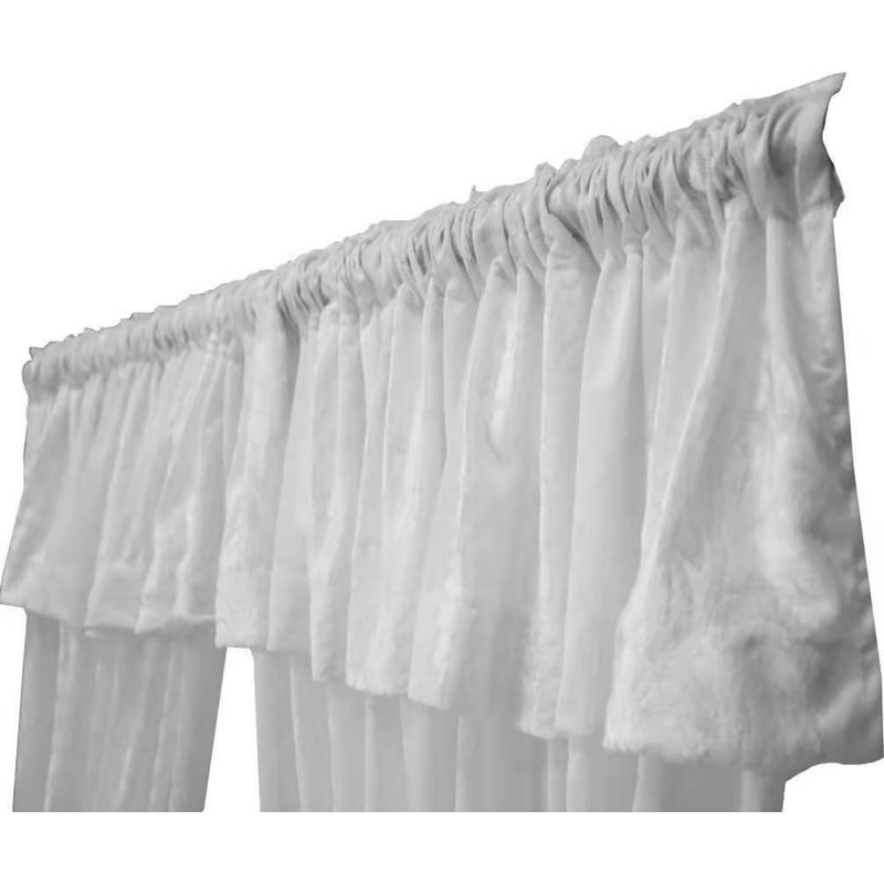 Haxby Semi Sheer Curtain Pair, 121.92cm x 121.92cm, White