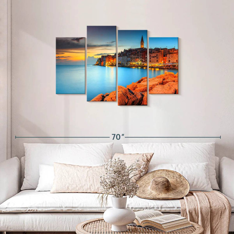 Gillard, ville côtière de Rovinj, H 27 po x l 43 po