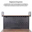 Support à pain de cuisine avec porte, support à micro-ondes, organisateur de cuisine durable pour petit espace (noyer)