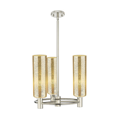 Luminaire suspendu 3 tiges Crown Point