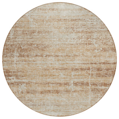 Tapis beige rond 8 po