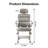 Ergonomic Computer Chair With 3-Level Height Adjustment | Student Writing Chair