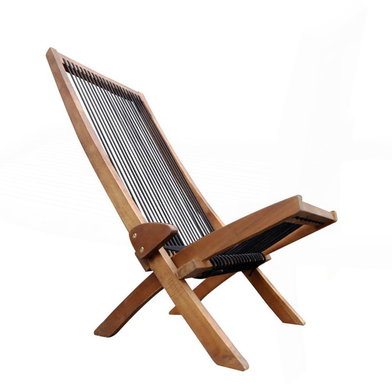 Chaise pliante en bois