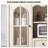 Elegant Cherry Wood Sideboard in Ivory White