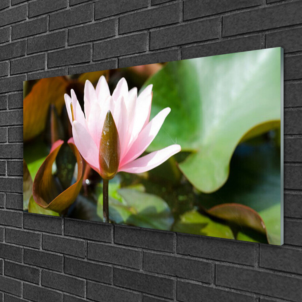 Flower Floral - Unframed Photograph on Glass