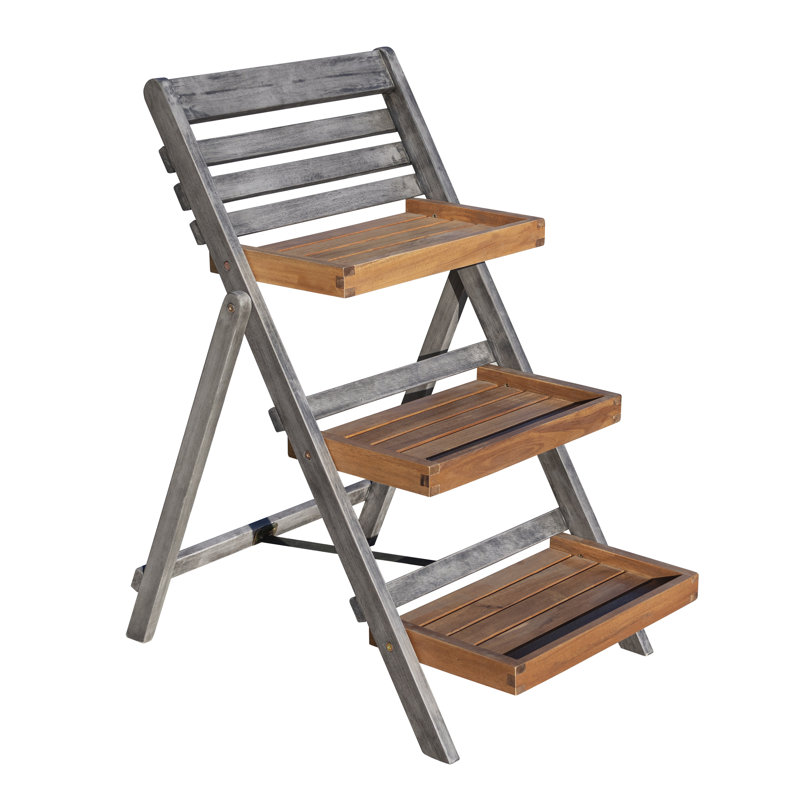 Rowlinson Alderley Plant Ladder, 80.5cm H x 50cm W x 65cm D