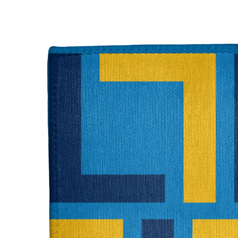 Geometric Indoor Rug, Rectangle 3' x 5'