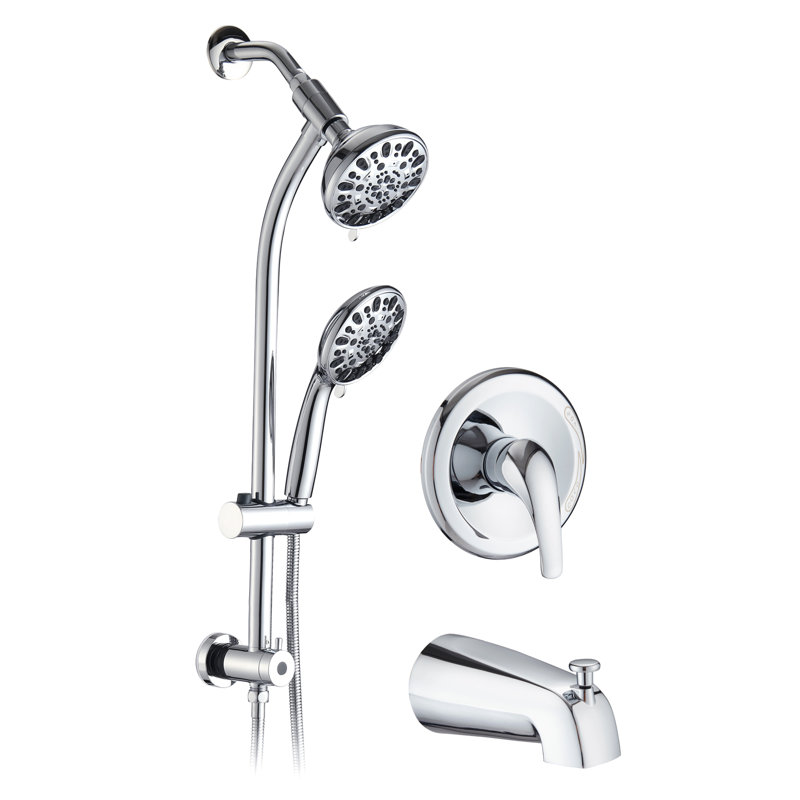 All-In-One Kit with Rough in-Valve, Chrome