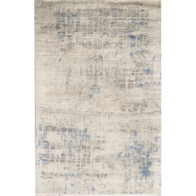 Canterbury Hand-Knotted High-Quality Blue Area Rug