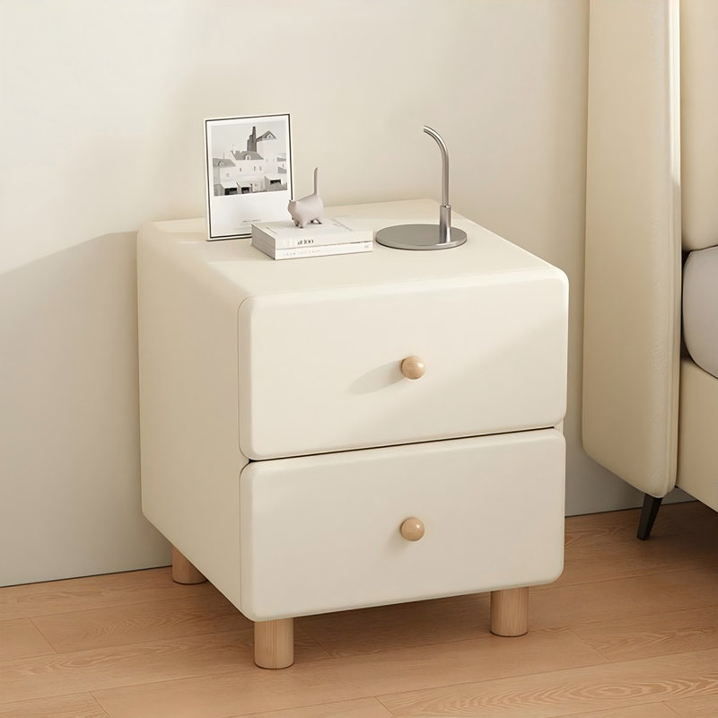 Tables de patio minimalistes blanches en bois massif 15,75 po