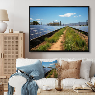 «Solar Panels Renewable Energy I», reproduction sur toile