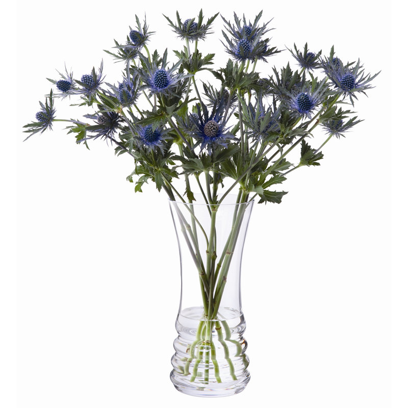 Dartington Crystal Wibble Large Vase, 25cm H x 12cm W x 12cm D