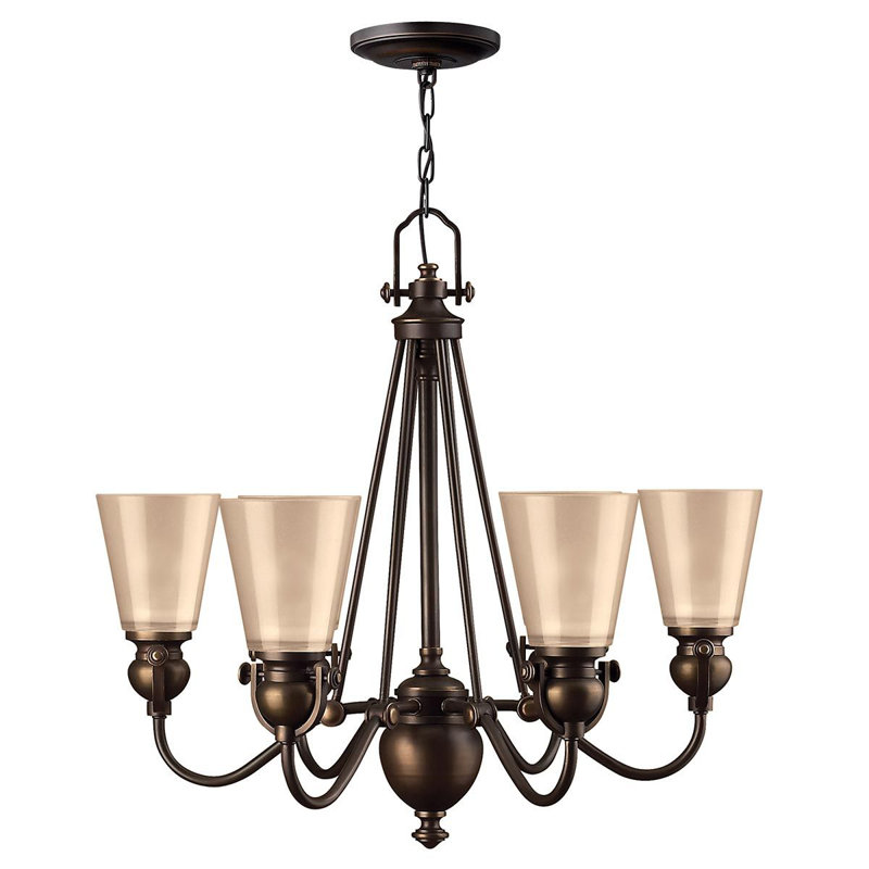 Vancamp 6 - Light Shaded Chandelier