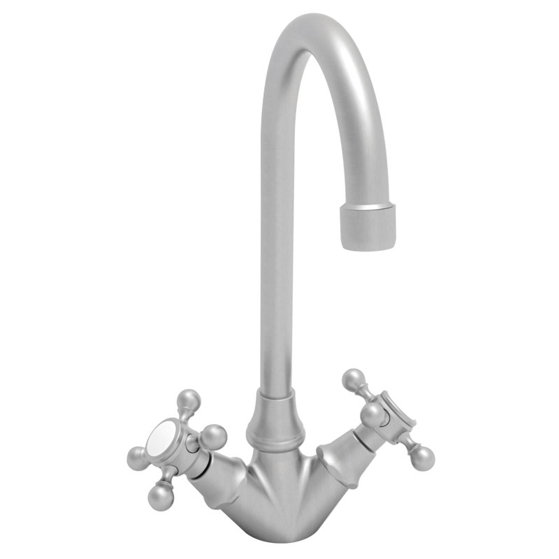 Chesterfield Double Handle Bar Faucet, Satin Nickel (PVD)