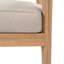 Fauteuil club en bois d'acacia avec coussin de siège Mallorca, ensemble de 1-212732874