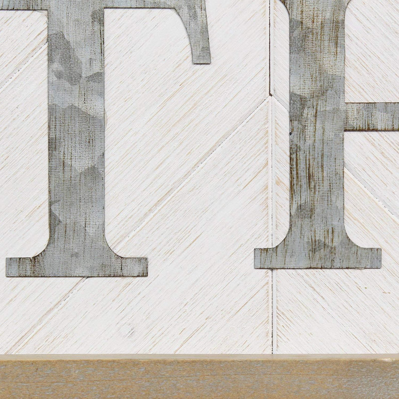 Gather Rustic Block Décor