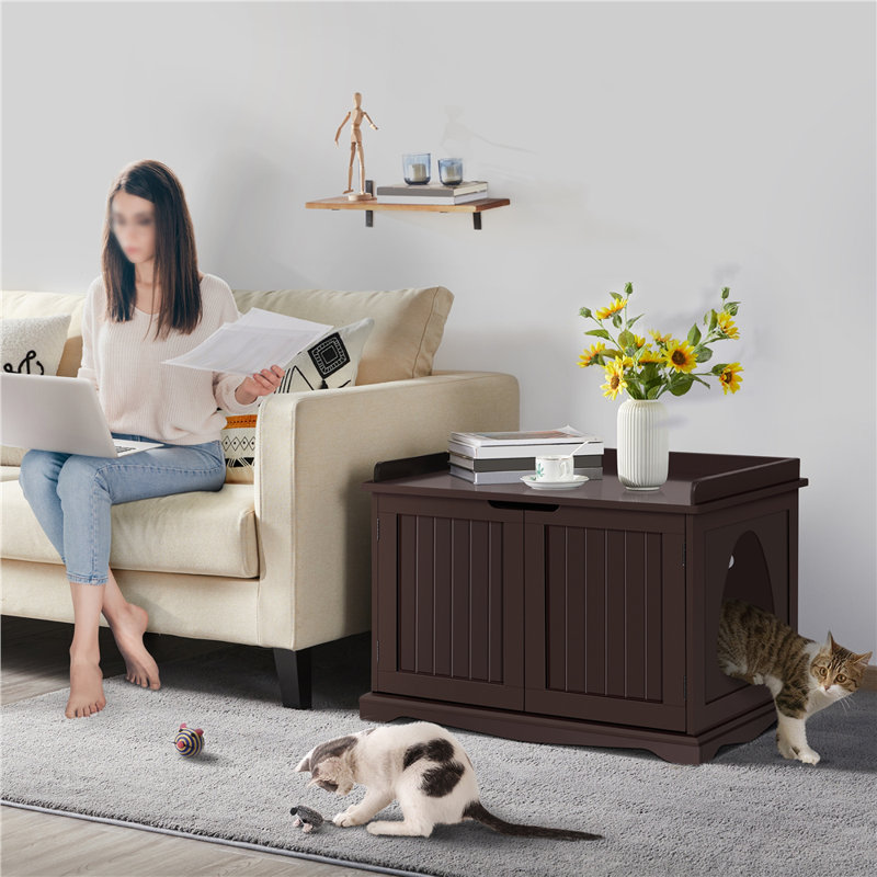 53cm H Cat Tree, Espresso