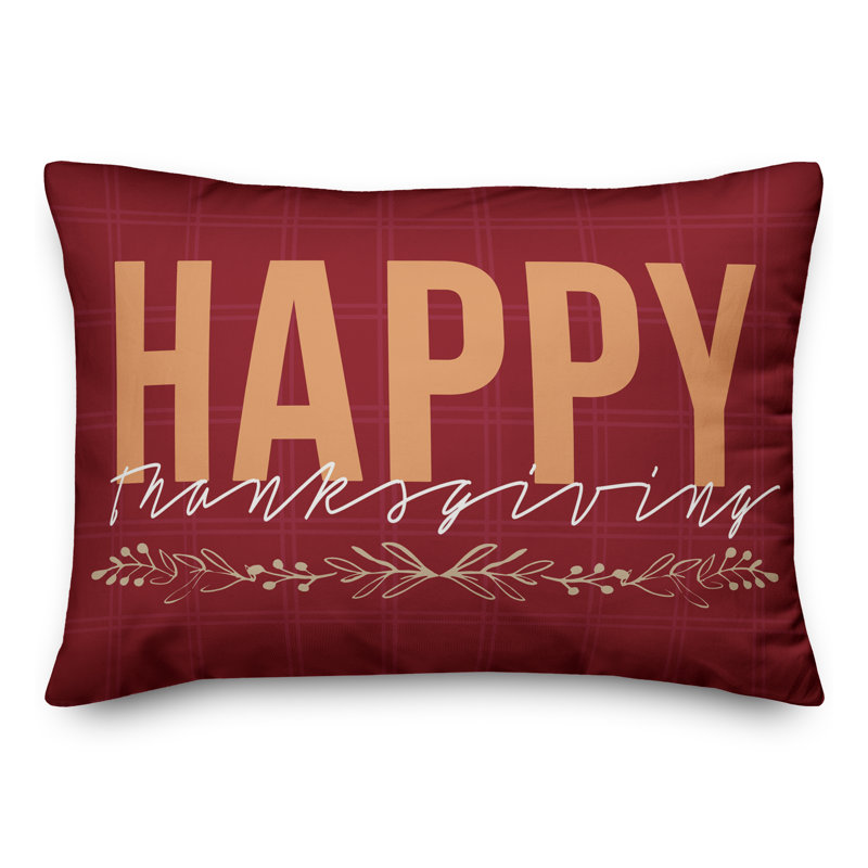 Plaid Throw Pillow