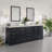 Detwiler 84"W x 22"D Double Sink Bathroom Vanity with Undermount Porcelain Sink-193938843-253692698