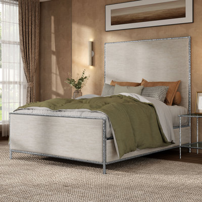 Lit plateforme tapissier Chamblee