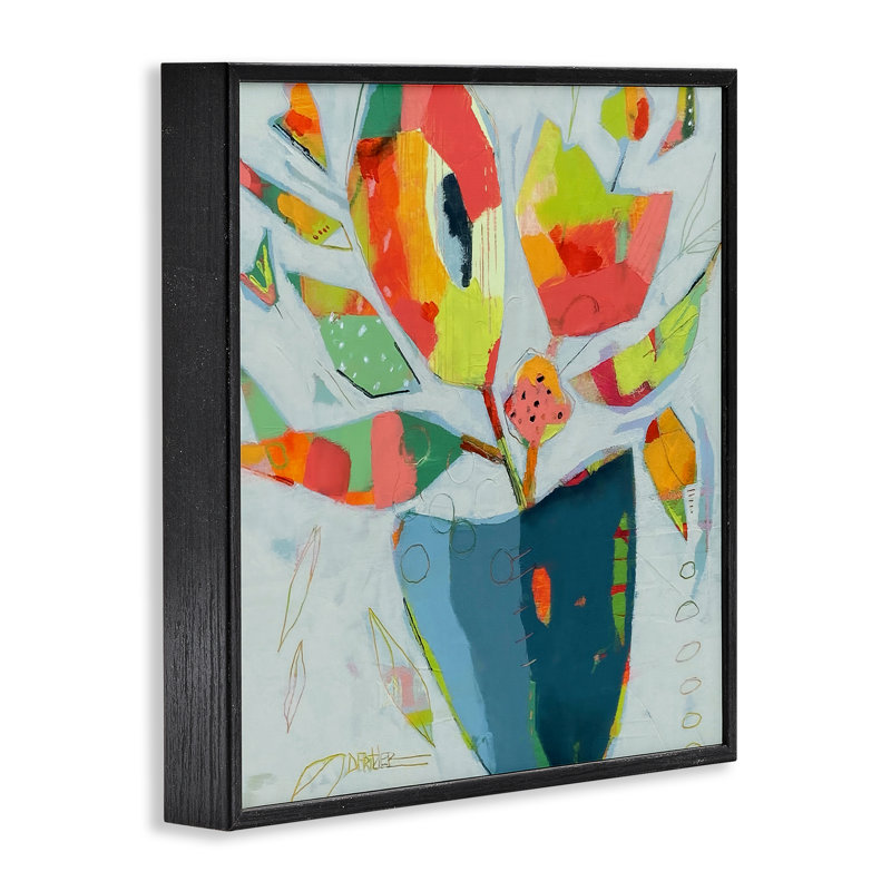 «Get My Groove On», dessin de Dianna Fritzler, H 24 po x l 24 po, Giclée encadrée noir minuit