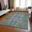 Myda Flatweave Washable Oriental Indoor / Outdoor Rug-1220254105