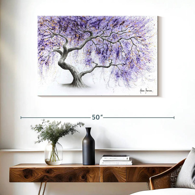 Harnek Purple Prosperity Tree, 26" H x 39" W