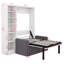 Lit escamotable avec canapé et tablettes Mironda-977862936