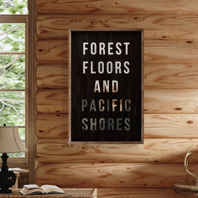 Forest Floors And Pacific Shores Black