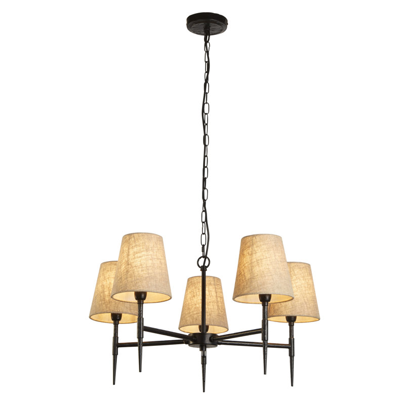 Annabele 5 - Light Shaded Chandelier