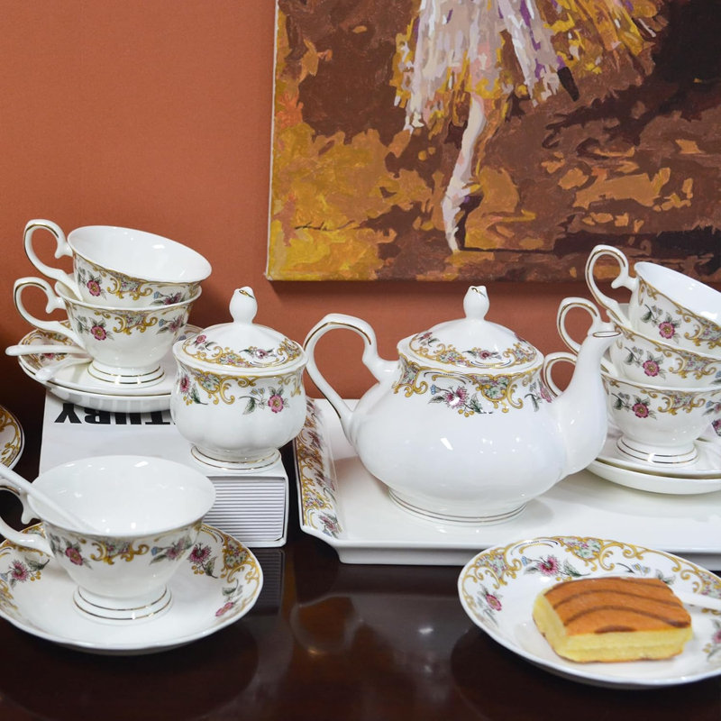 English tea cup set