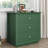 3-Drawer Dresser 24"W Solid Wood Fluted Chest With Built-In Outlets-1199026572