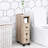 Freestanding Compact Design Bathroom Cabinet with 1 Door Bathroom Storage Cabinet-600703642