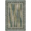 Tapis Haverford moderne à l'aspect vieilli, motif aquarelle abstrait vert, gris et blanc, lavable en machine, antidérapant, à poils courts, pour l'intérieur et l'extérieur, adapté aux animaux domestiques, idéal pour le salon, la chambre, la salle à manger, l'entrée, le couloir ou le bureau.-837977610
