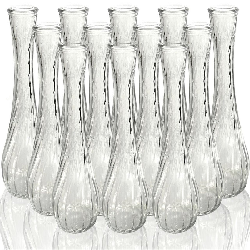 Dalyah Glass Floor Vase, Clear