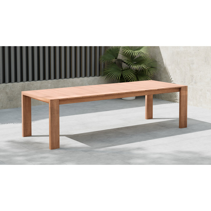 Rectangular Teak Outdoor Dining Table