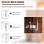 Garde-manger avec tablettes à 5 niveaux-1404285246