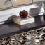 Buffet 62,99 po en bois massif noir espresso clair avec grain rougeâtre avec quatre portes, armoire de vestibule et buffet-1185334880