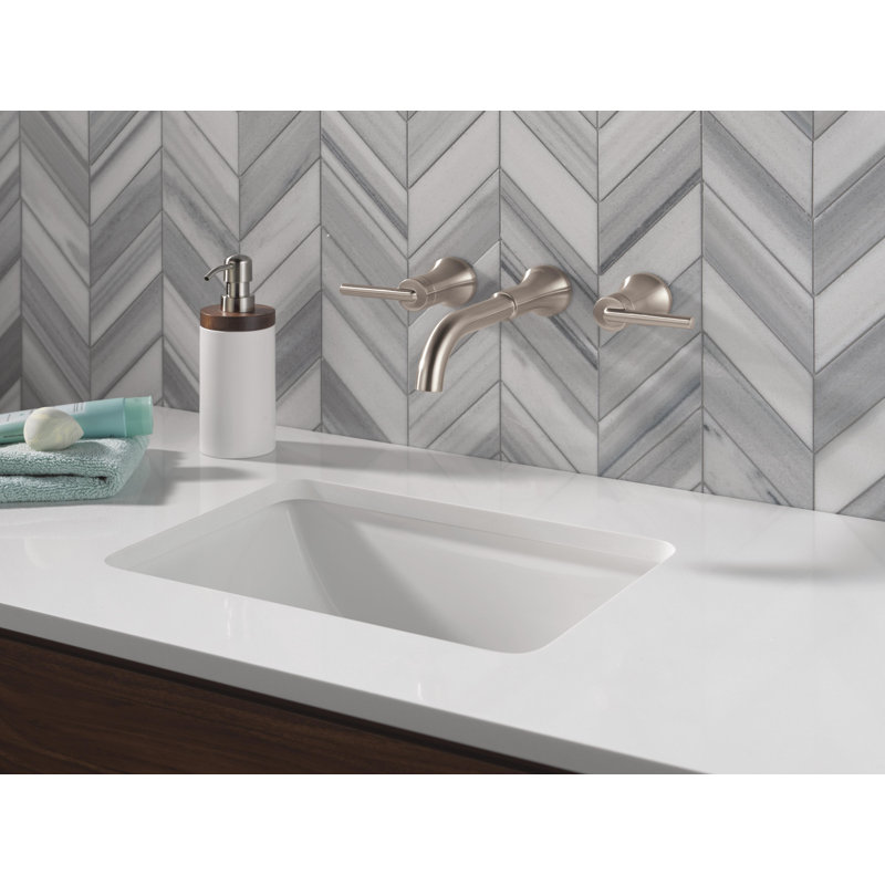 Lever Handle -Wall Mount Lav, Stainless