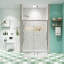 Porte de douche coulissante l 50 "-54" x H 72 "