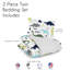 Ensemble d'édredon simple Mod Dinosaur Blue and Green par Sweet Jojo Designs