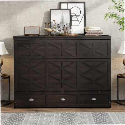 Murphy Bed With Large Drawers And USB