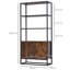 Storage Cabinet with 3 Open Shelves