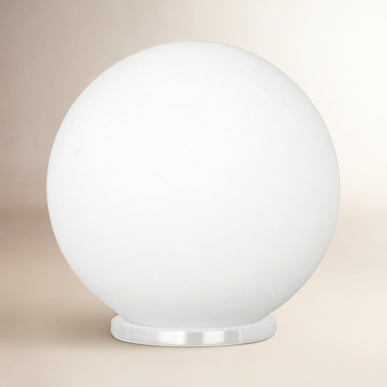 Mia Globe Lamp, 8.25" H x 7.87" W x 7.87" D, White