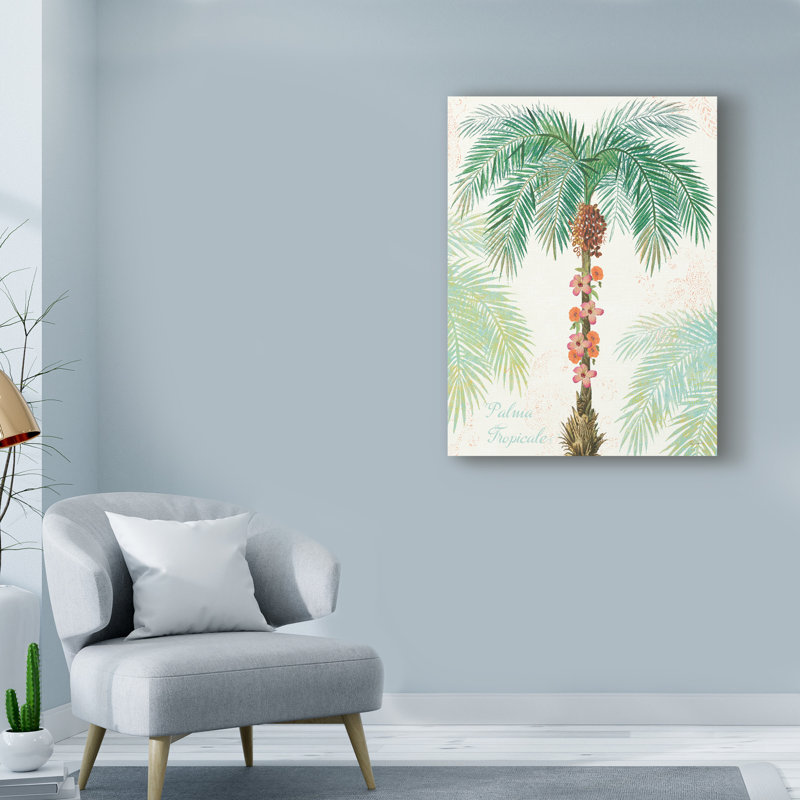 «Flamingo Tropicale III», impression sur toile tendue, H 19 po x l 14 po x P 2 po