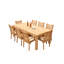 Outdoor 9 - Piece Teak Dining Set