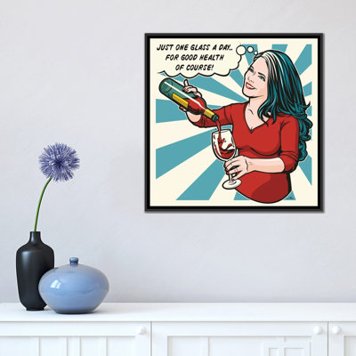 James Lee One Glass A Day by James Lee - Gallery-Wrapped Canvas Giclée